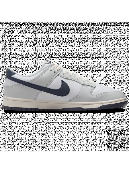 Chaussures de ville en cuir Nike gris