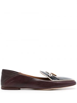 Skinn loafers Tory Burch brun