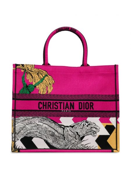 Μεγάλες τσάντες Christian Dior Pre-owned ροζ