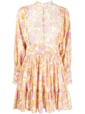 Pamučna haljina s cvjetnim printom s printom Bytimo