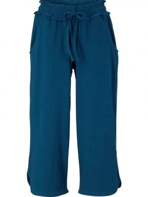 Pantaloni culottes Bonprix albastru