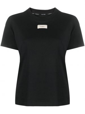 Bavlnené tričko s potlačou Alysi čierna