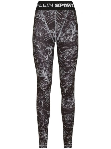 Stretchhose mit print Plein Sport