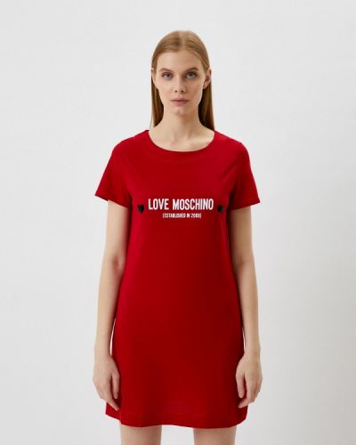 Платье Love Moschino, красное
