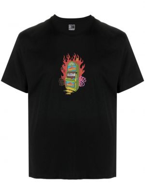 T-shirt con stampa Paccbet nero