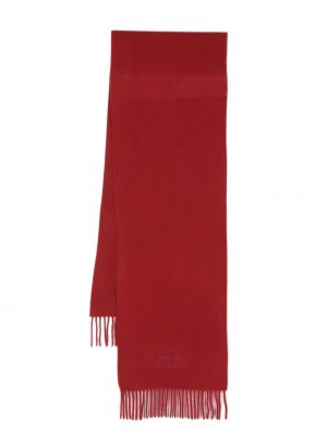 Fular de lână Vivienne Westwood roșu