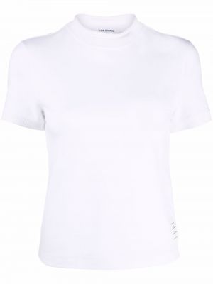 Памучна тениска Thom Browne бяло