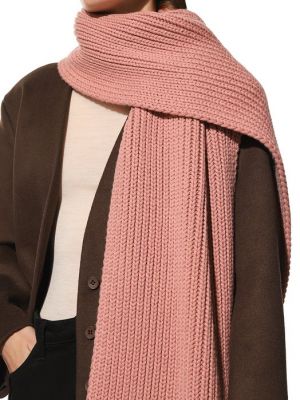Шерстяной шарф Lanvin розовый