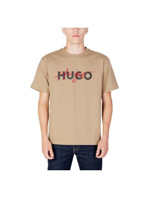 T-shirt Hugo Boss braun