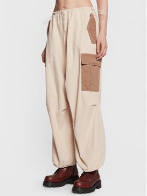 Pantalon large Bdg Urban Outfitters beige