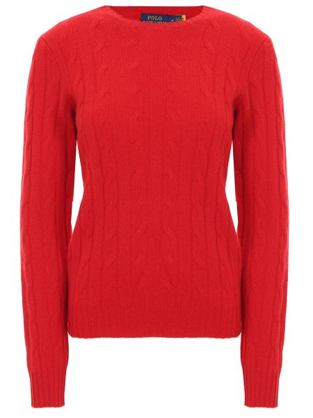 Кашемировый свитер Polo Ralph Lauren красный