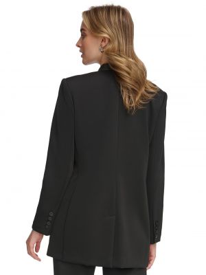 Кожаная куртка из искусственной кожи Calvin Klein черная