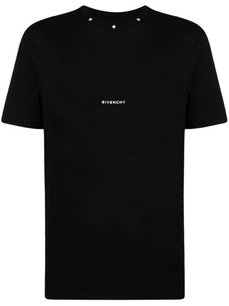 Stjernemønster broderet t-shirt Givenchy sort