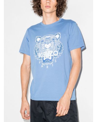 Camiseta con estampado Kenzo azul