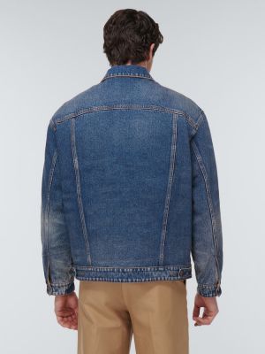 Obojstranná džínsová bunda Gucci modrá