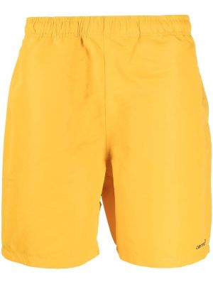 Trykt shorts Carhartt Wip gul