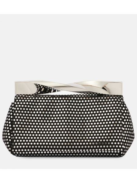 Pigget semsket skinn mini bag Aquazzura svart