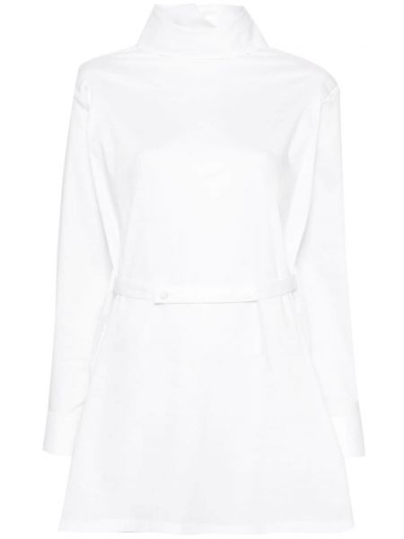 Βαμβακερό πουκάμισο Issey Miyake λευκό