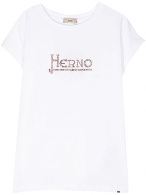 Koszulka z ćwiekami Herno