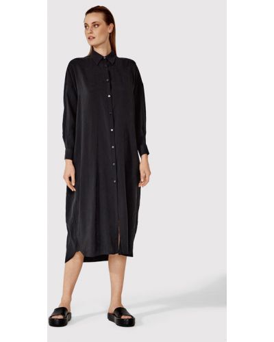 Simple Ing ruha SUD016 Fekete Relaxed Fit