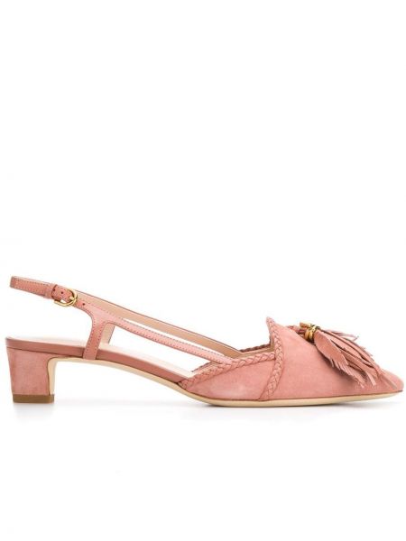 Slingback sandaler med reim Tod's rosa