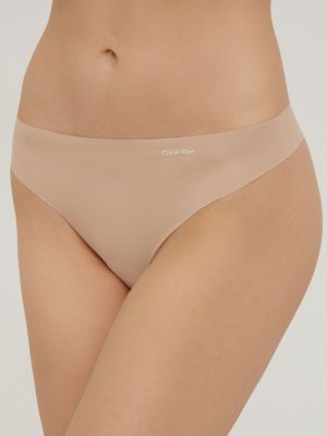 Прозрачни прашки Calvin Klein Underwear бежово