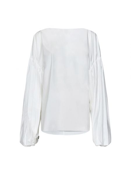 Blusa de algodón Khaite blanco