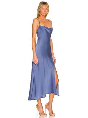 Robe mi-longue Astr The Label bleu