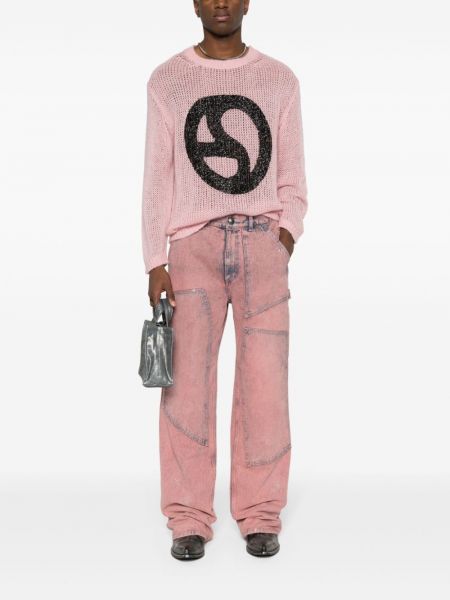 Pailletten pullover Acne Studios pink