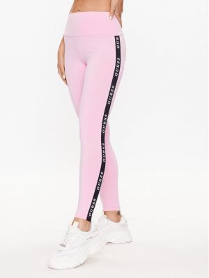 Slim fit leggings Guess rózsaszín