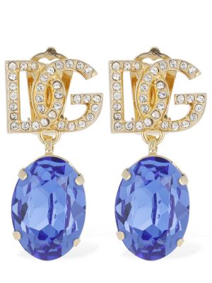 Kolczyki z kryształkami Dolce And Gabbana złote