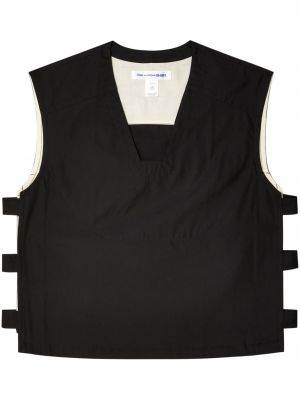 Cămașă fără mâneci cu decolteu în v Comme Des Garçons Shirt negru