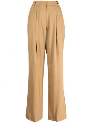 Woll gerade hose Low Classic beige