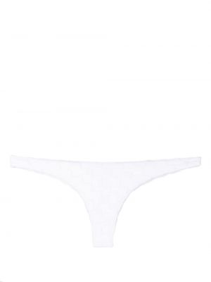 Kockás bikini Mc2 Saint Barth fehér