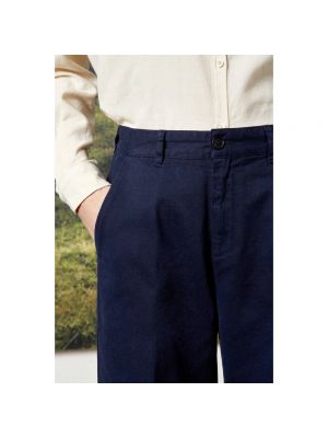 Pantalones de cachemir de algodón con estampado de cachemira Massimo Alba azul