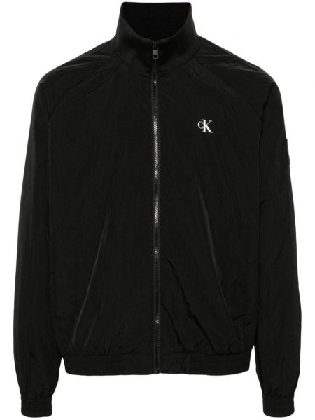 Viegla jaka ar rāvējslēdzēju Calvin Klein Jeans melns