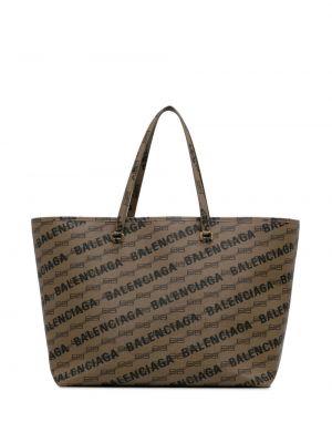 Shopper handtasche Balenciaga Pre-owned braun