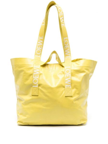 Shopper kabelka Loewe žlutá