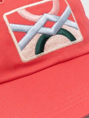 Хлопковая кепка United Colors Of Benetton розовая