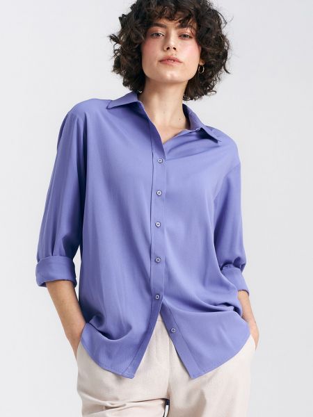 Рубашка Nife фиолетовая