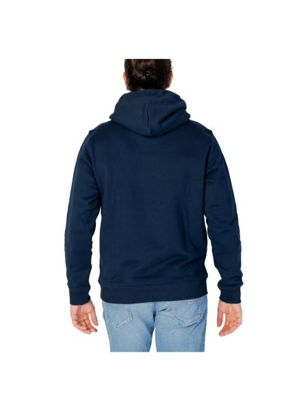 Sudadera con capucha de algodón Tommy Jeans azul
