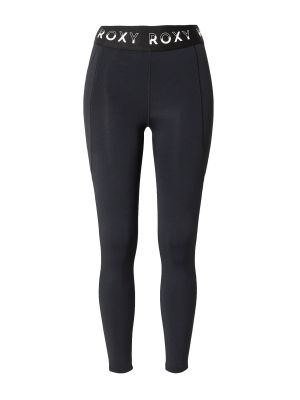 ROXY Pantaloni sport  negru / alb