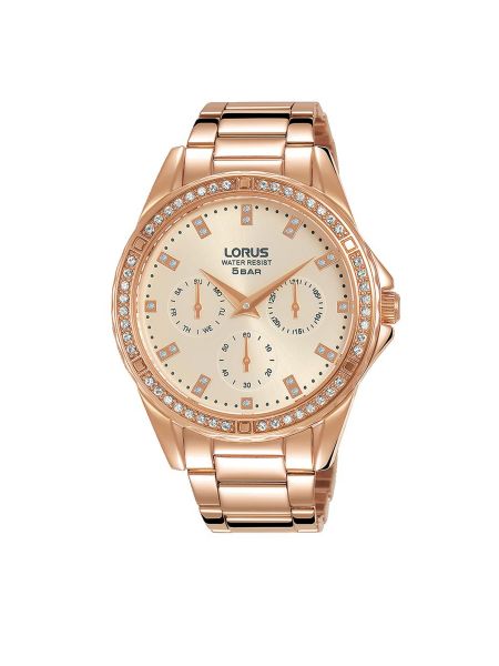 Pολόι από ροζ χρυσό Lorus ροζ