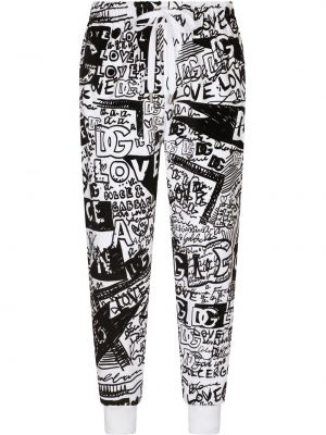 Pantalon de joggings à imprimé Dolce & Gabbana