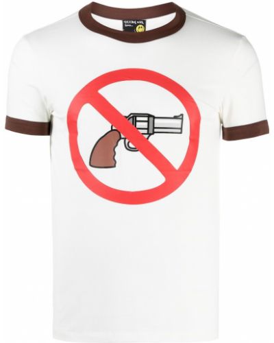 Camiseta con estampado Duoltd blanco