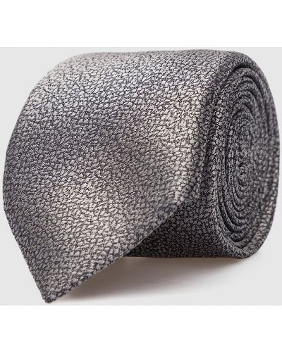 Серый шелковый галстук Canali