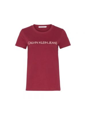 Koszulka Calvin Klein czerwona
