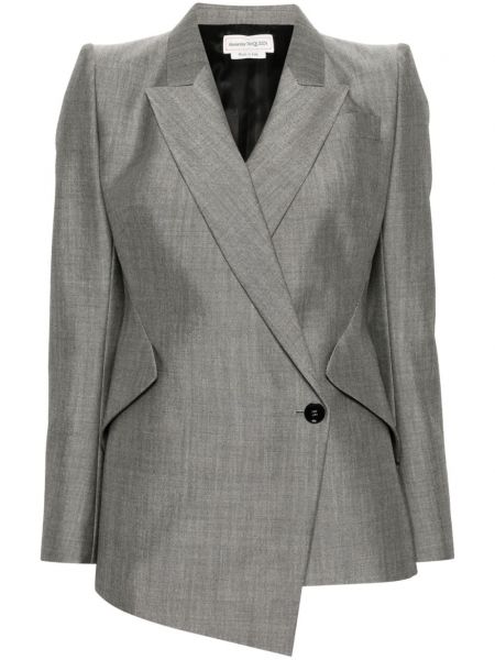 Asymmetrisk blazer Alexander Mcqueen sort