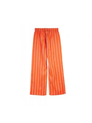 Spodnie w paski Mira Mikati pomarańczowe