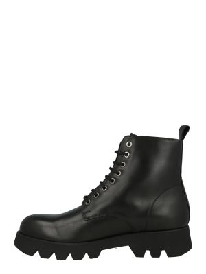 Μπότες με κορδόνια Karl Lagerfeld μαύρο